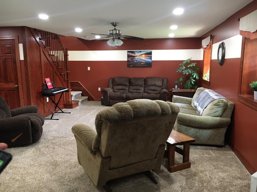 1213 Sunol Road Cochranton, PA 16314 - Photo 13 of 25 a outdoor living space with furniture and a projector