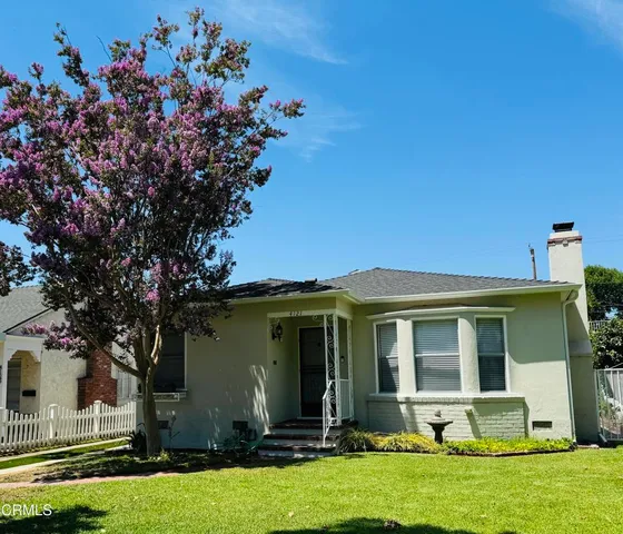 a view of a house with garden