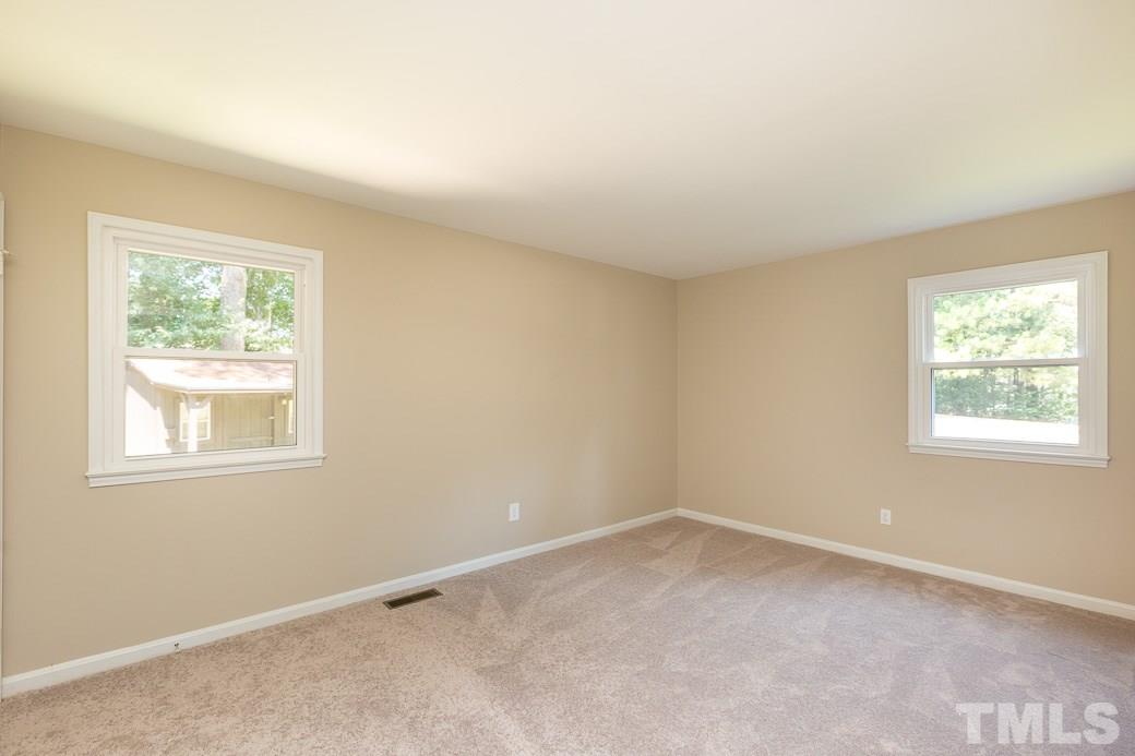 400 Old Farm Road Raleigh, NC 27606 - Photo 18 of 23 Room can accommodate a king-size bed. Freshly painted walls and closet, new energy efficient windows, new carpet