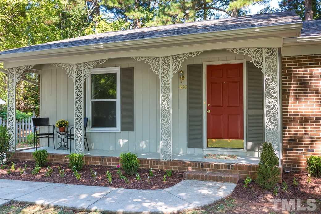 400 Old Farm Road Raleigh, NC 27606 - Photo 2 of 23 Sidewalk leads to welcoming front porch.