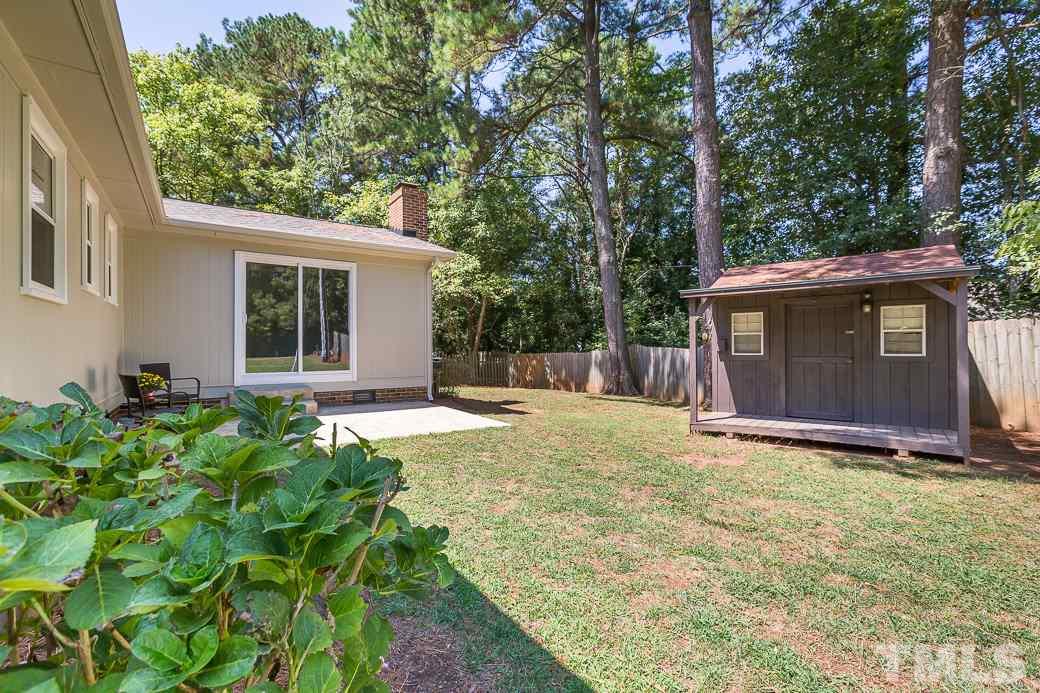 400 Old Farm Road Raleigh, NC 27606 - Photo 22 of 23 Spacious Back Yard