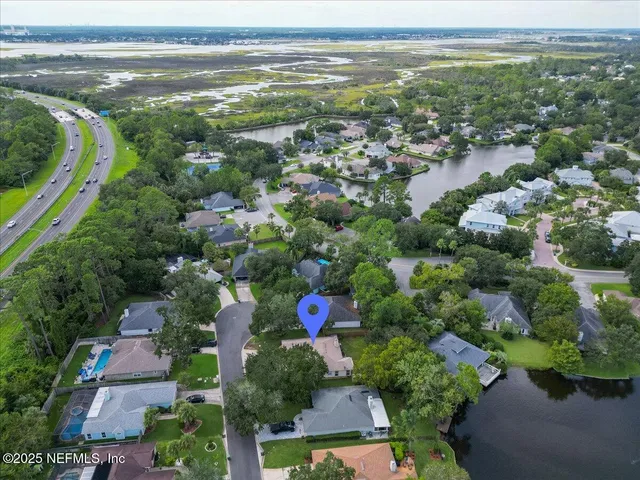 a view of an outdoor space and a lake view