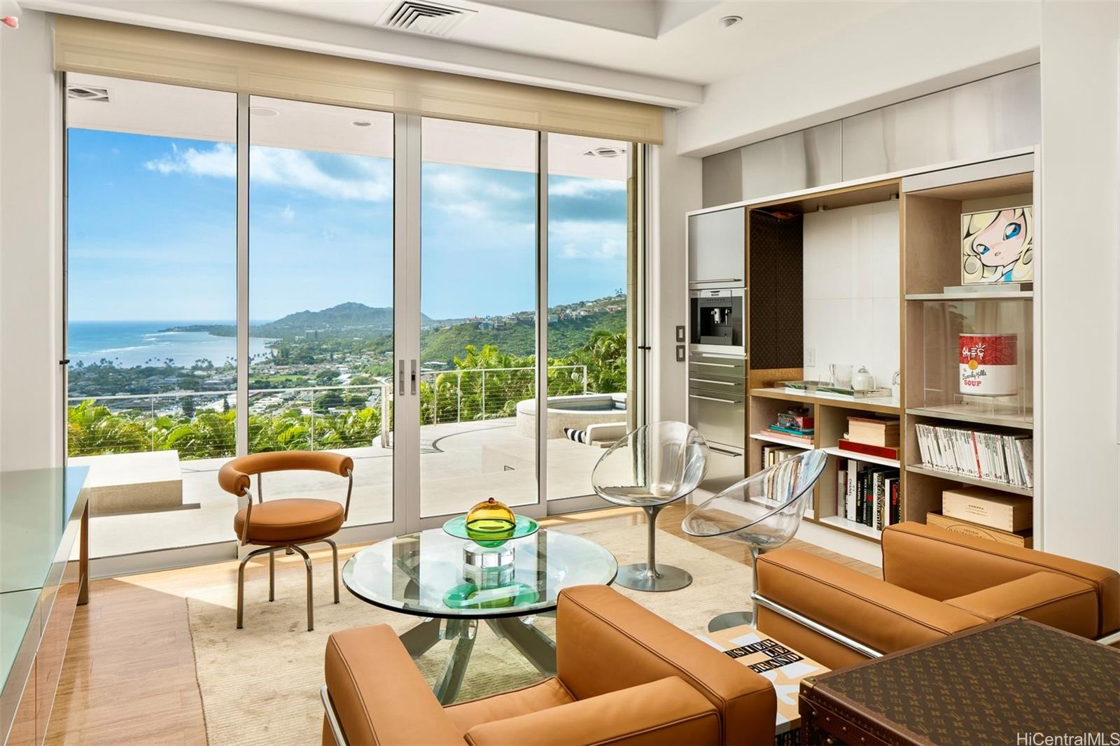 360 Puuikena Drive Honolulu, HI 96821 - Photo 4 of 20 Den off the kitchen for morning coffee and Diamond Head views.