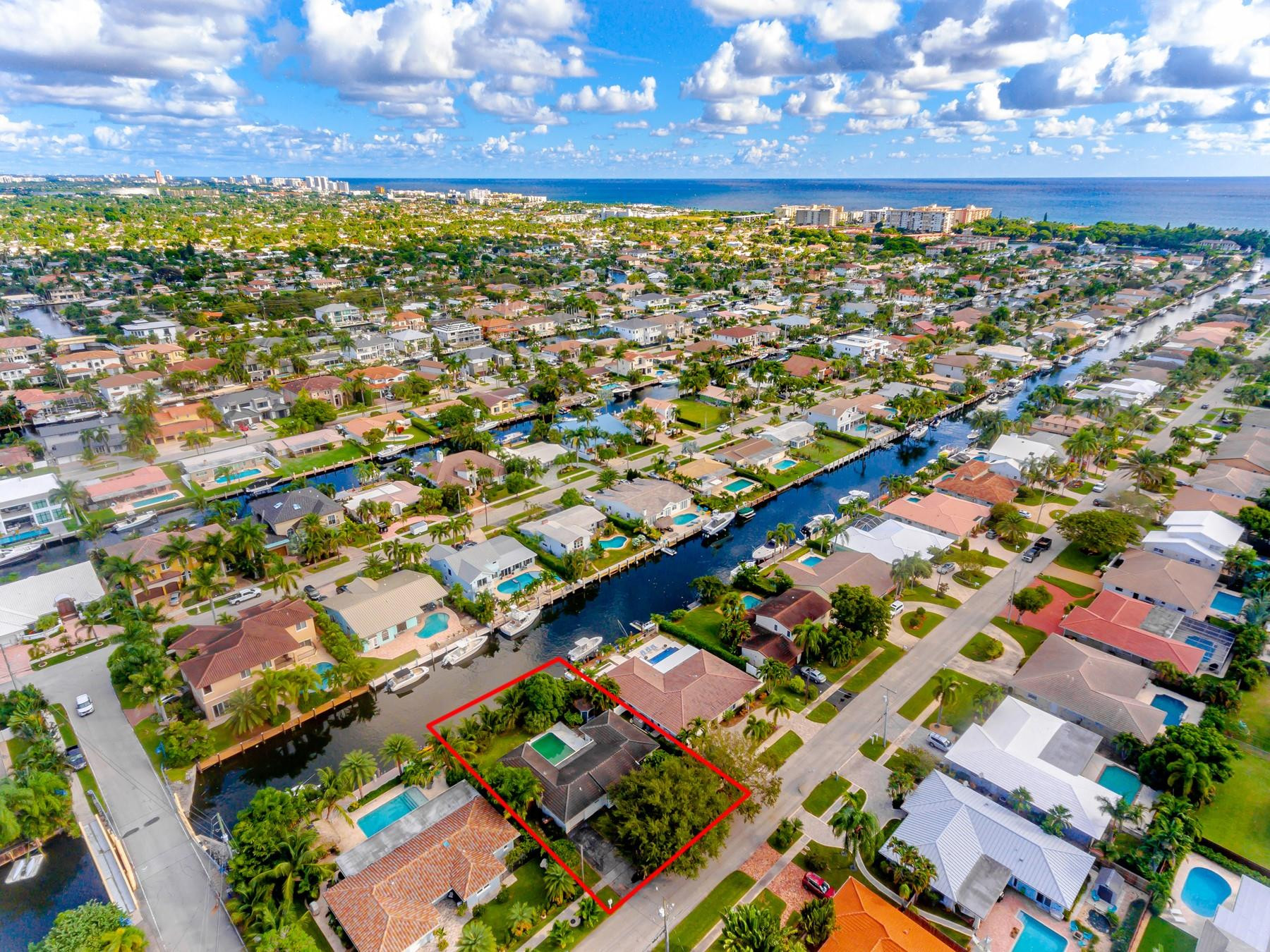 2411 Northeast 46th Street Lighthouse Point, FL 33064 - Photo 4 of 12 view of city