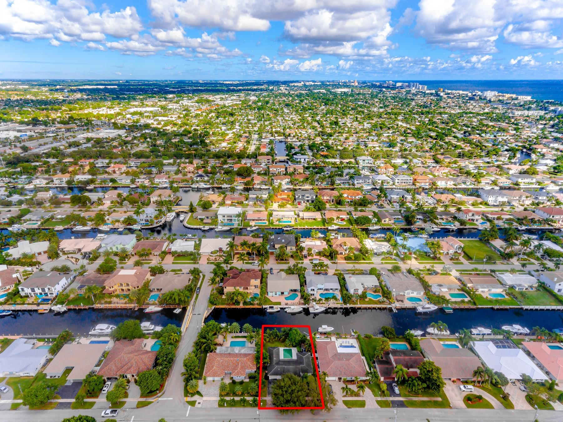 2411 Northeast 46th Street Lighthouse Point, FL 33064 - Photo 8 of 12 a view of a city