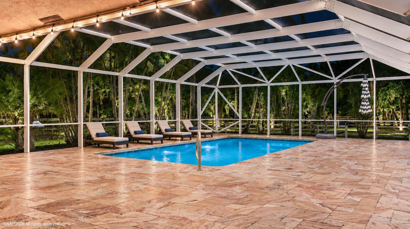 2560 Buck Ridge Trail Loxahatchee, FL 33470 - Photo 38 of 65 Screen enclosed pool