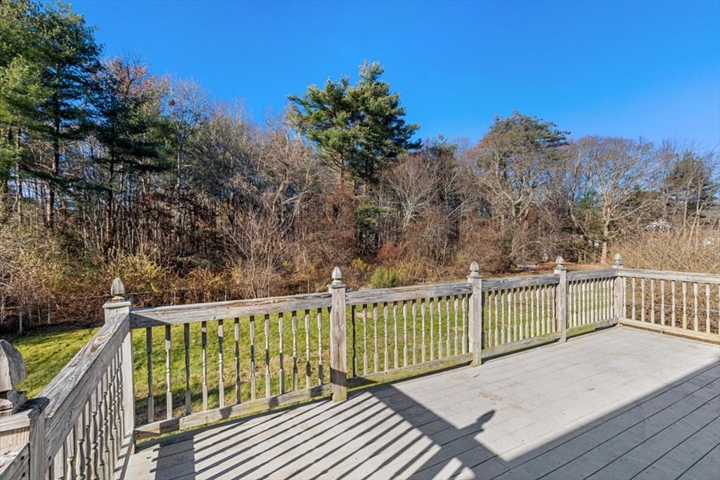 17 Maplewood Road Pembroke, MA 02359 - Photo 22 of 26 a view of a wooden roof deck