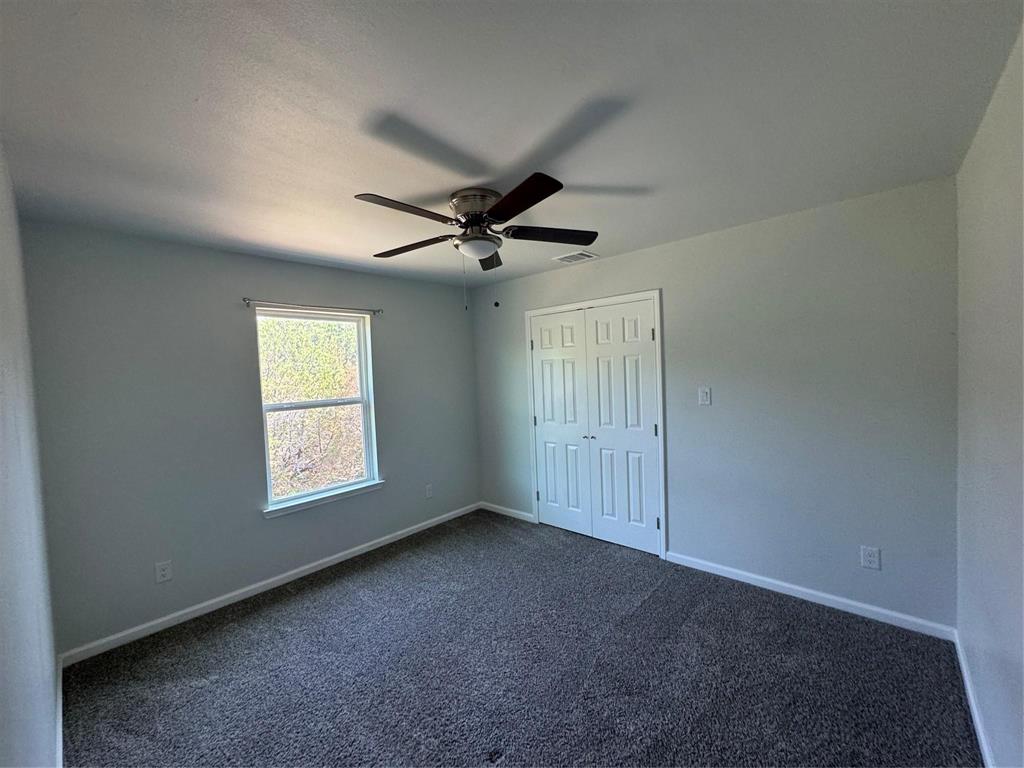 4720 Evening View Drive Granbury, TX 76048 - Photo 19 of 25 an empty room with a window and a fan