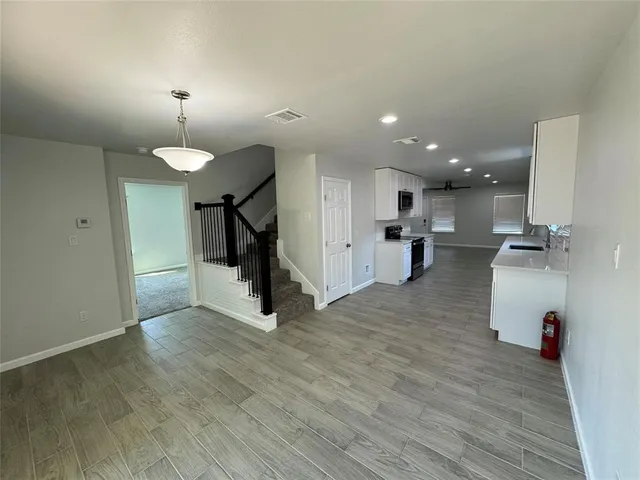 a view of a living room