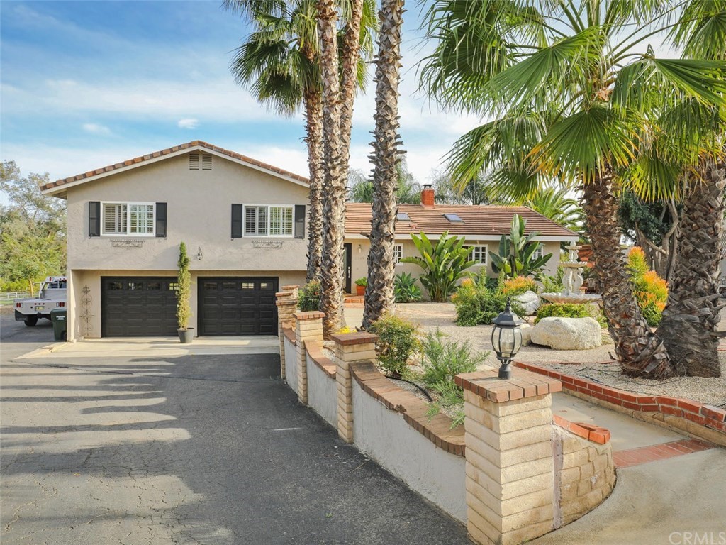 a view of a house with a patio