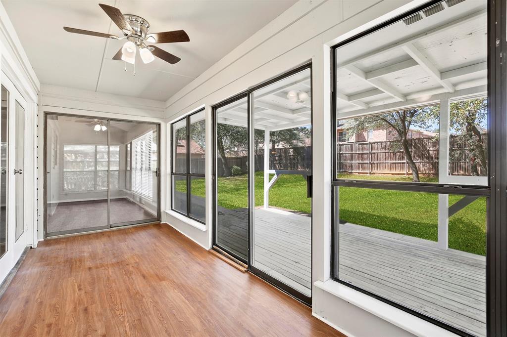 1916 Everglade Court Grapevine, TX 76051 - Photo 17 of 35 a view of an empty room window and a floor to ceiling window