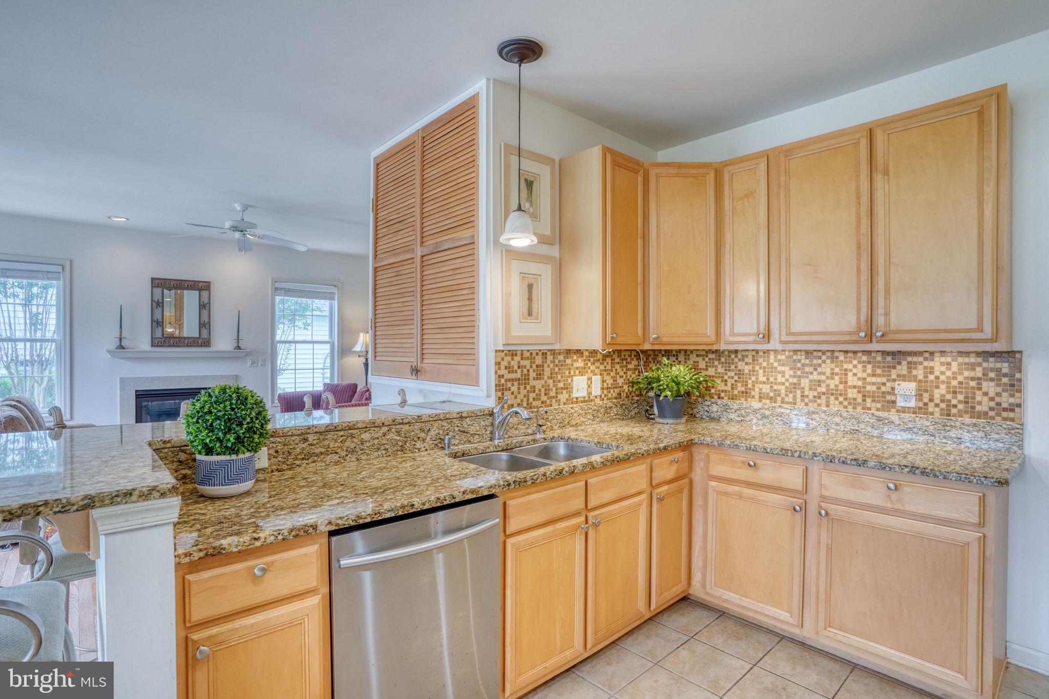 36 Kenmare Way Rehoboth Beach, DE 19971 - Photo 14 of 62 Modern kitchen with warm wood tones.