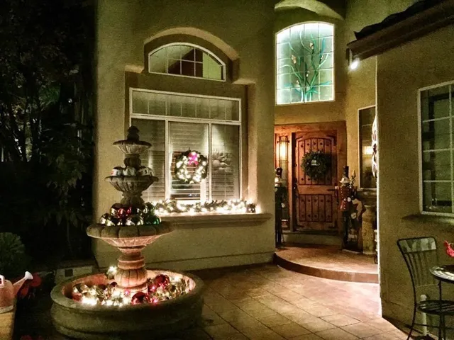 a view of a entryway door of the house