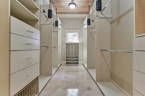 a view of hallway with stairs