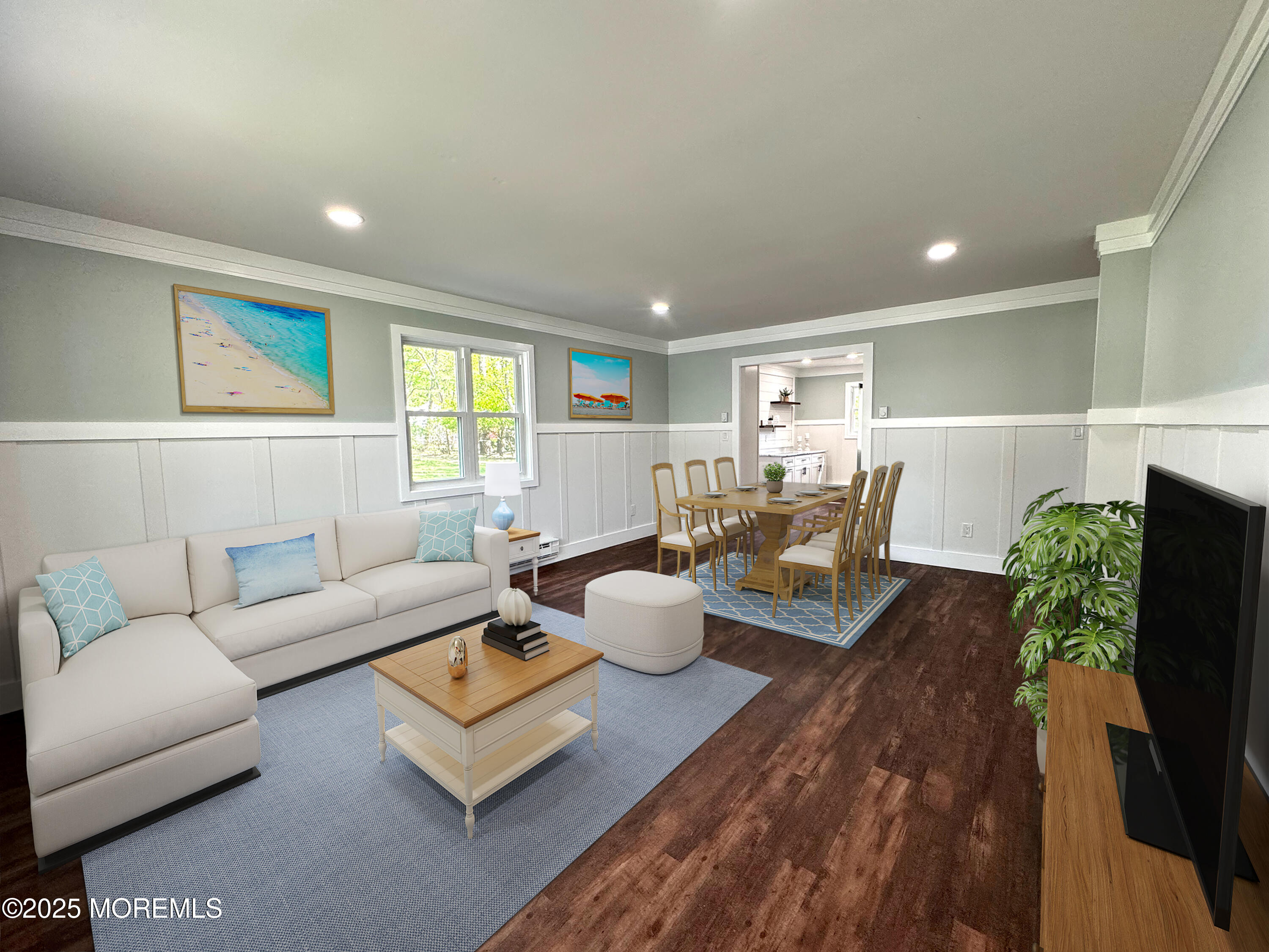 5 Nevada Drive Whiting, NJ 08759 - Photo 20 of 44 a living room with furniture and a flat screen tv