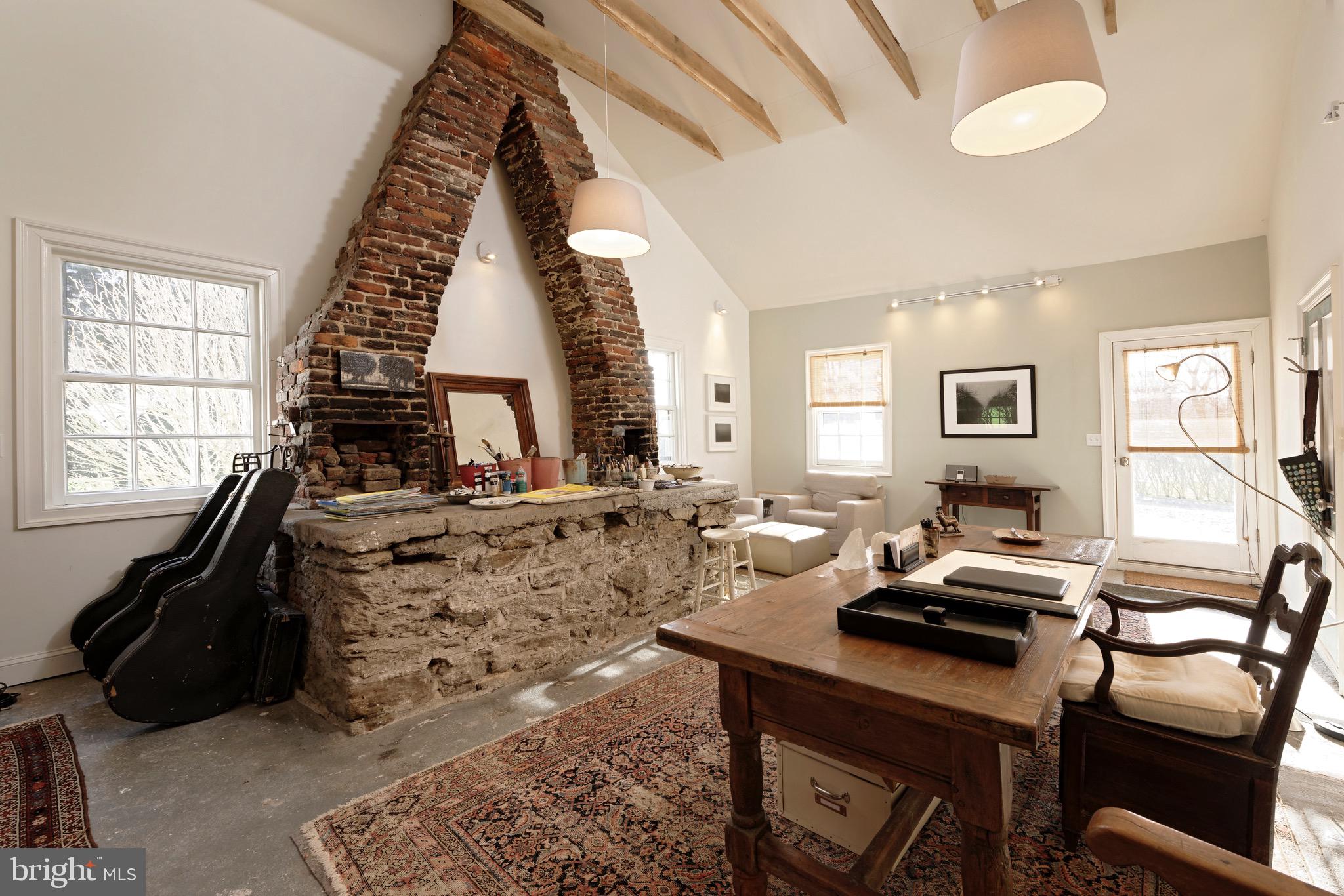 21896 Pot House Road Middleburg, VA 20117 - Photo 23 of 70 Original brick kiln remains in one side of Studio