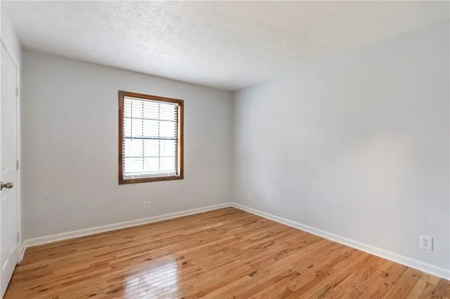 a view of a backyard of a house