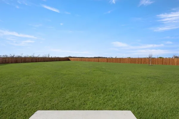a view of yard with ocean view