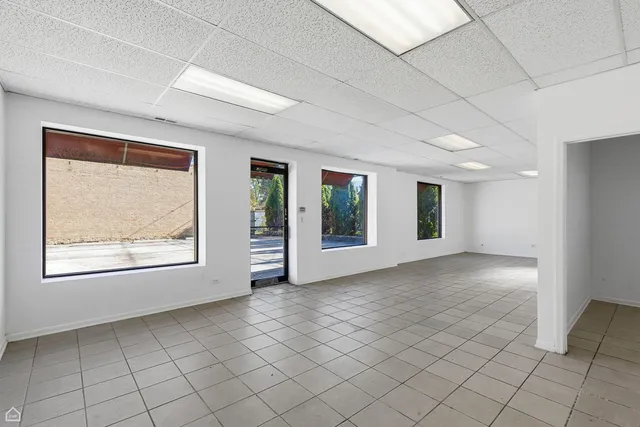 a view of a room with window