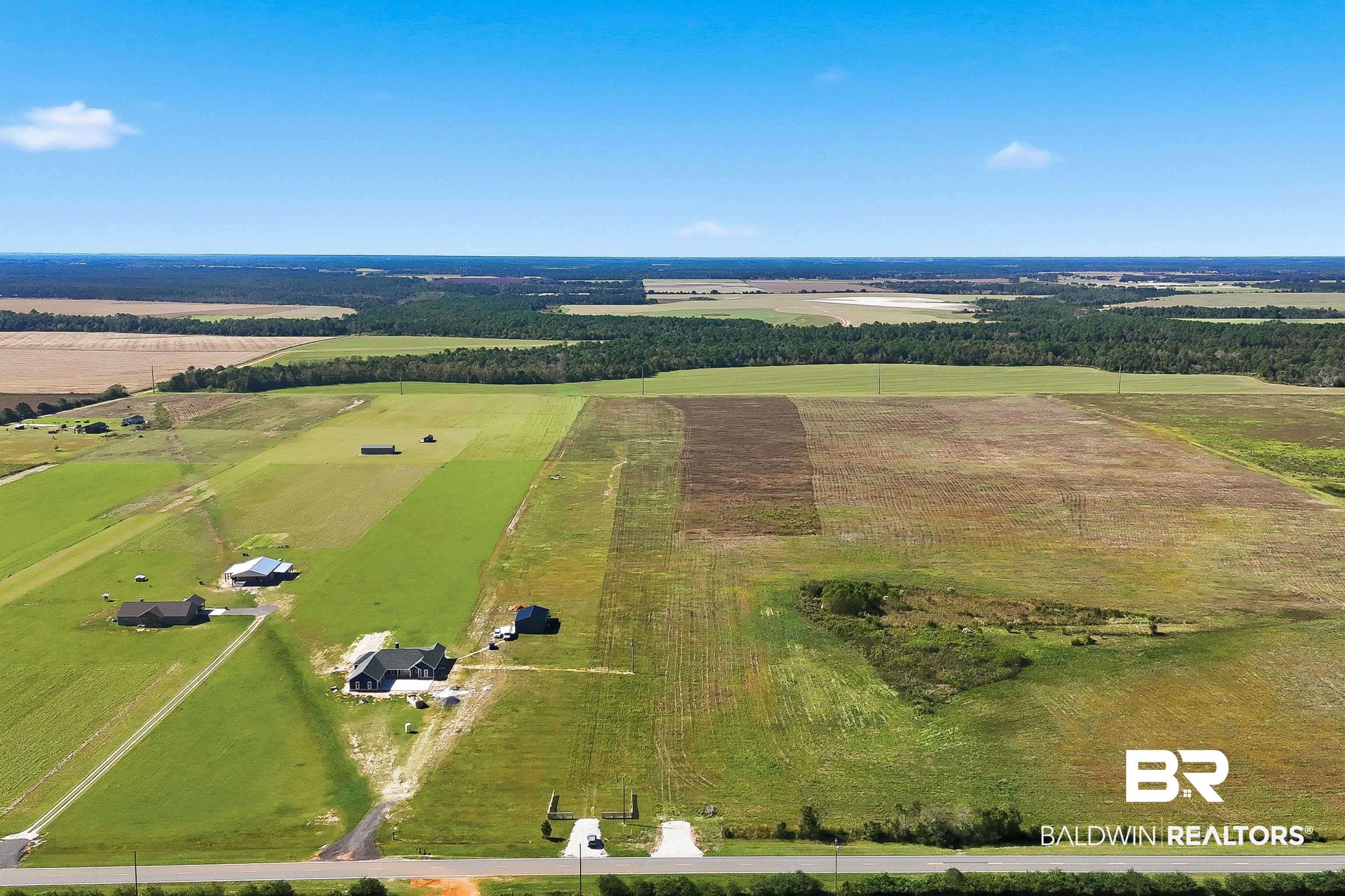 14833 County Road 91 Elberta, AL 36530 - Photo 6 of 12 Overview of rural landscape featuring rows of crops