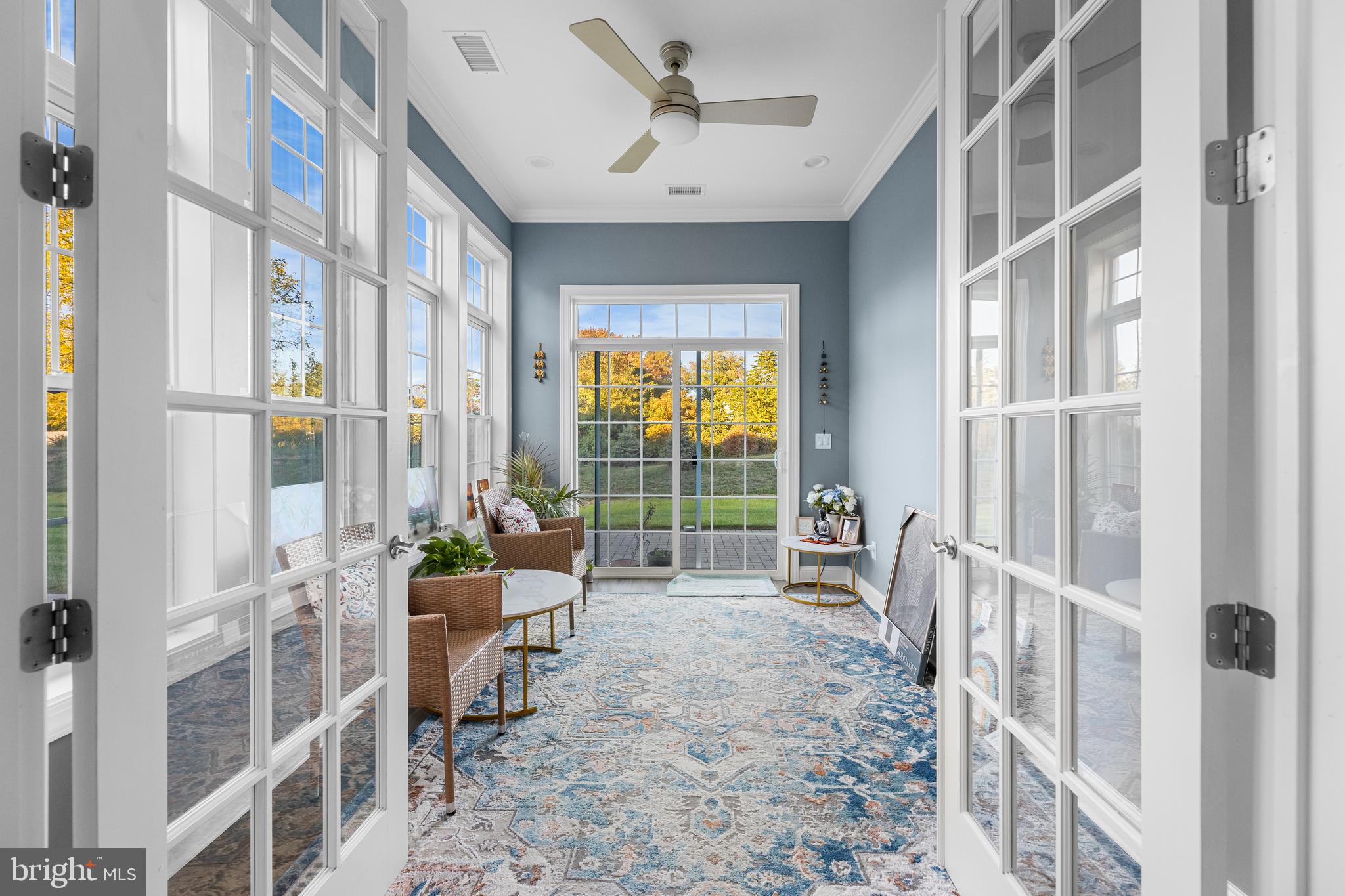 22 Samjan Circle Hightstown, NJ 08520 - Photo 17 of 31 a living room with furniture and floor to ceiling windows