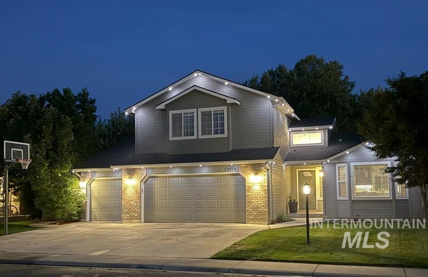 12019 West Rader Drive Boise, ID 83713 - Photo 33 of 41 Jelly lighting allows you to change the exterior lighting to reflect the different holidays.