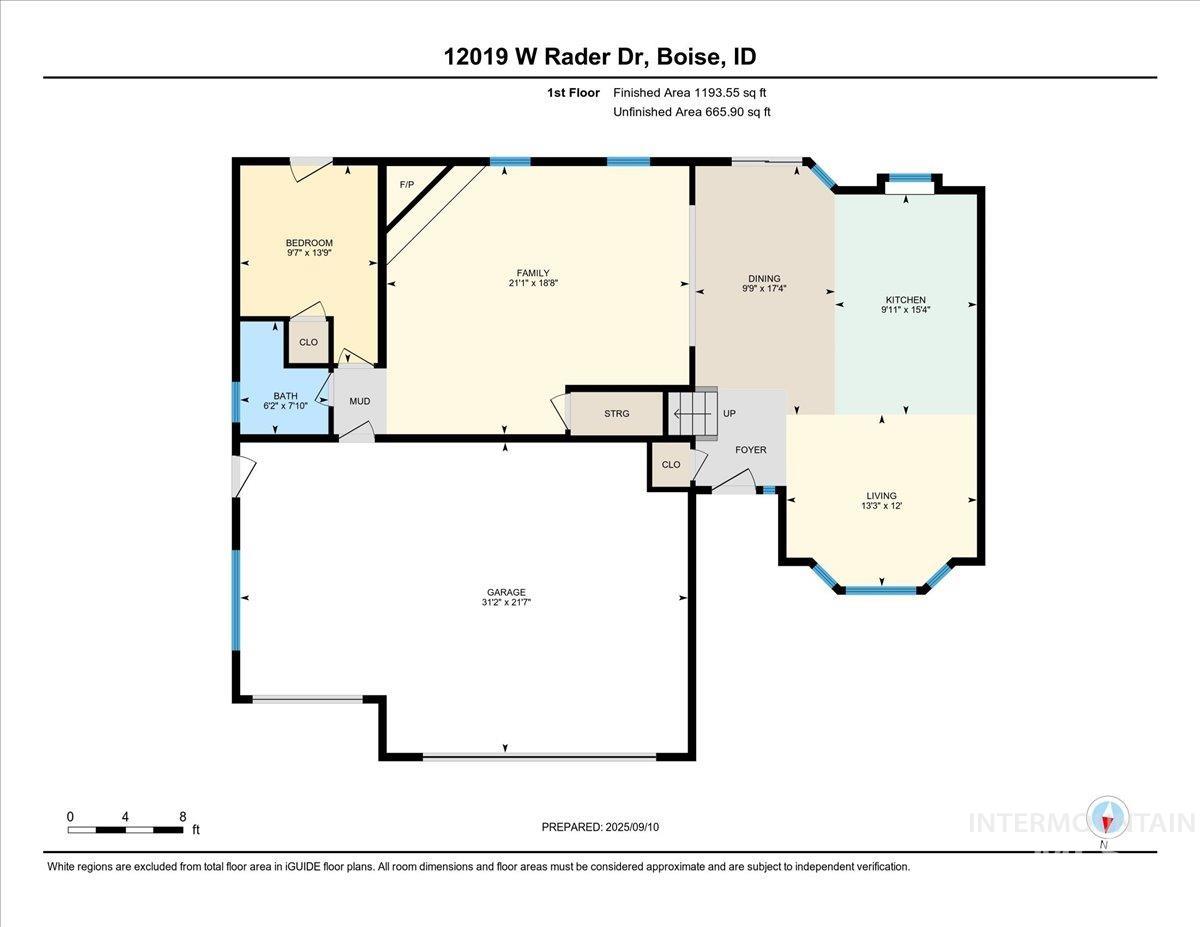 12019 West Rader Drive Boise, ID 83713 - Photo 36 of 41 View of room layout