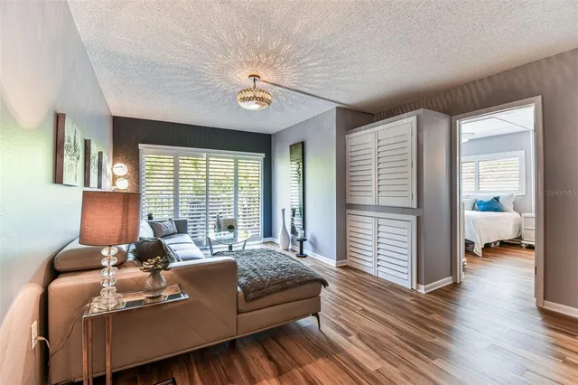 a bathroom with a shower curtain