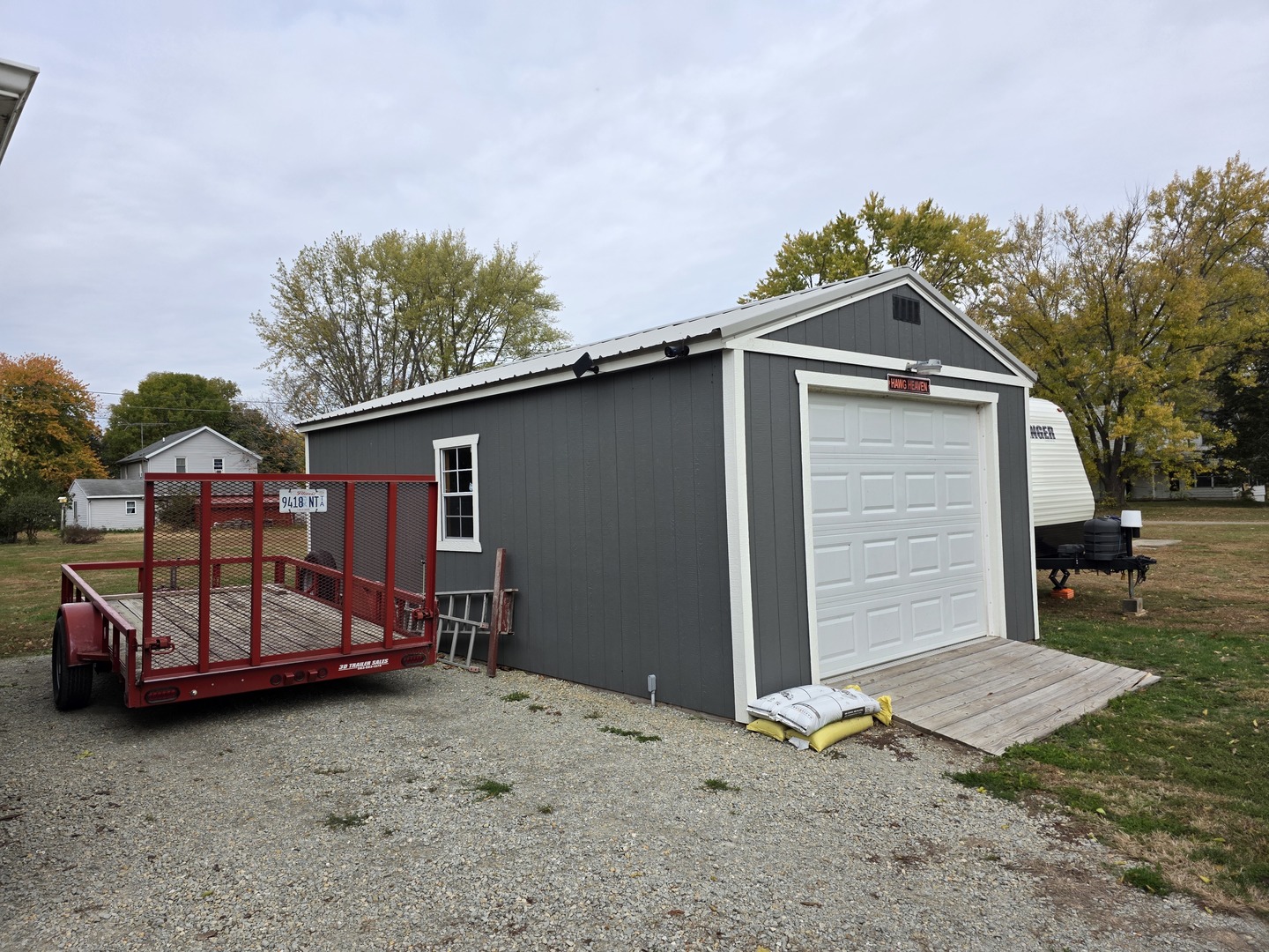 603 1st Street West Lyndon, IL 61261 - Photo 15 of 22 a view of backyard with small cabin