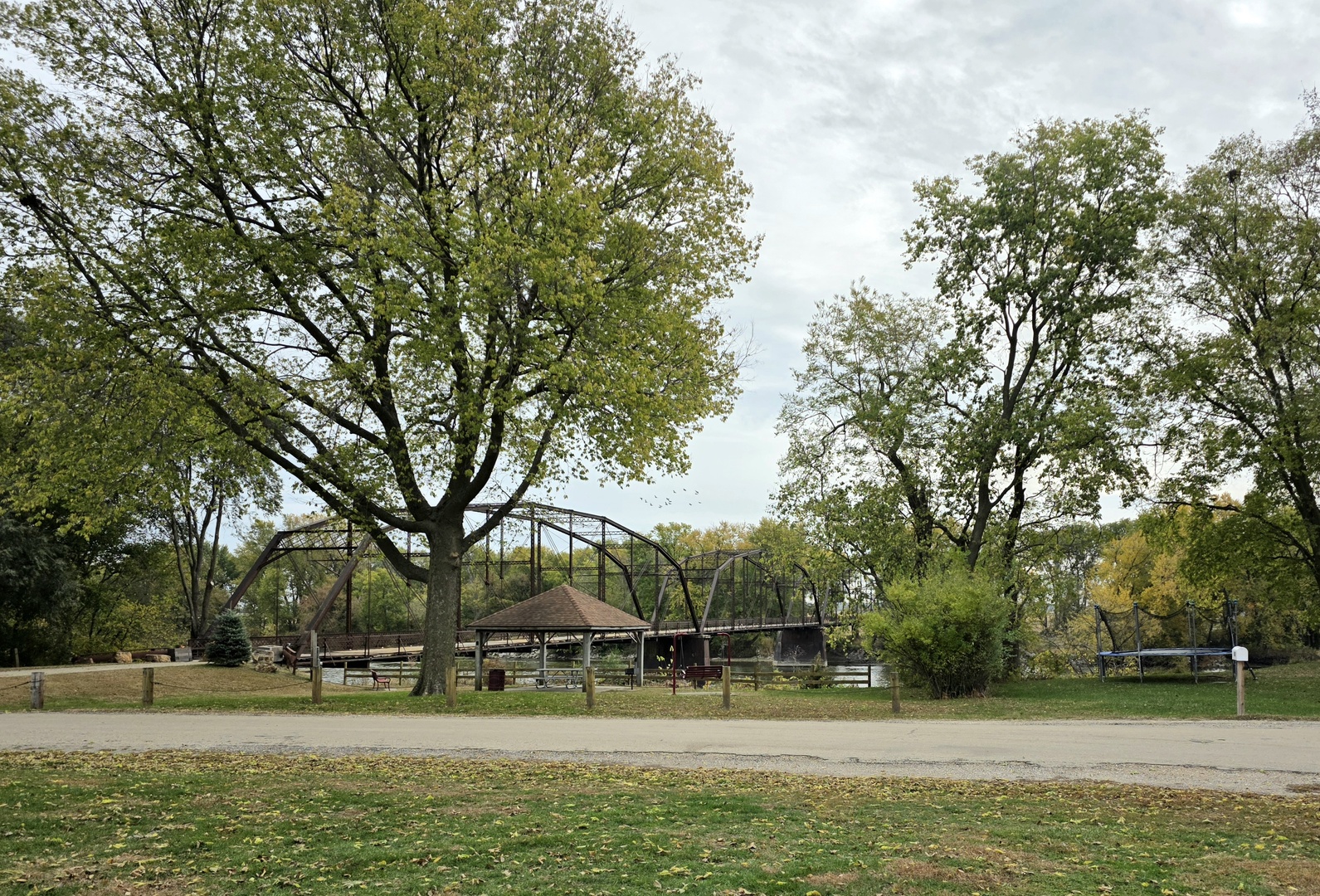 603 1st Street West Lyndon, IL 61261 - Photo 18 of 22 a view of a park with large trees
