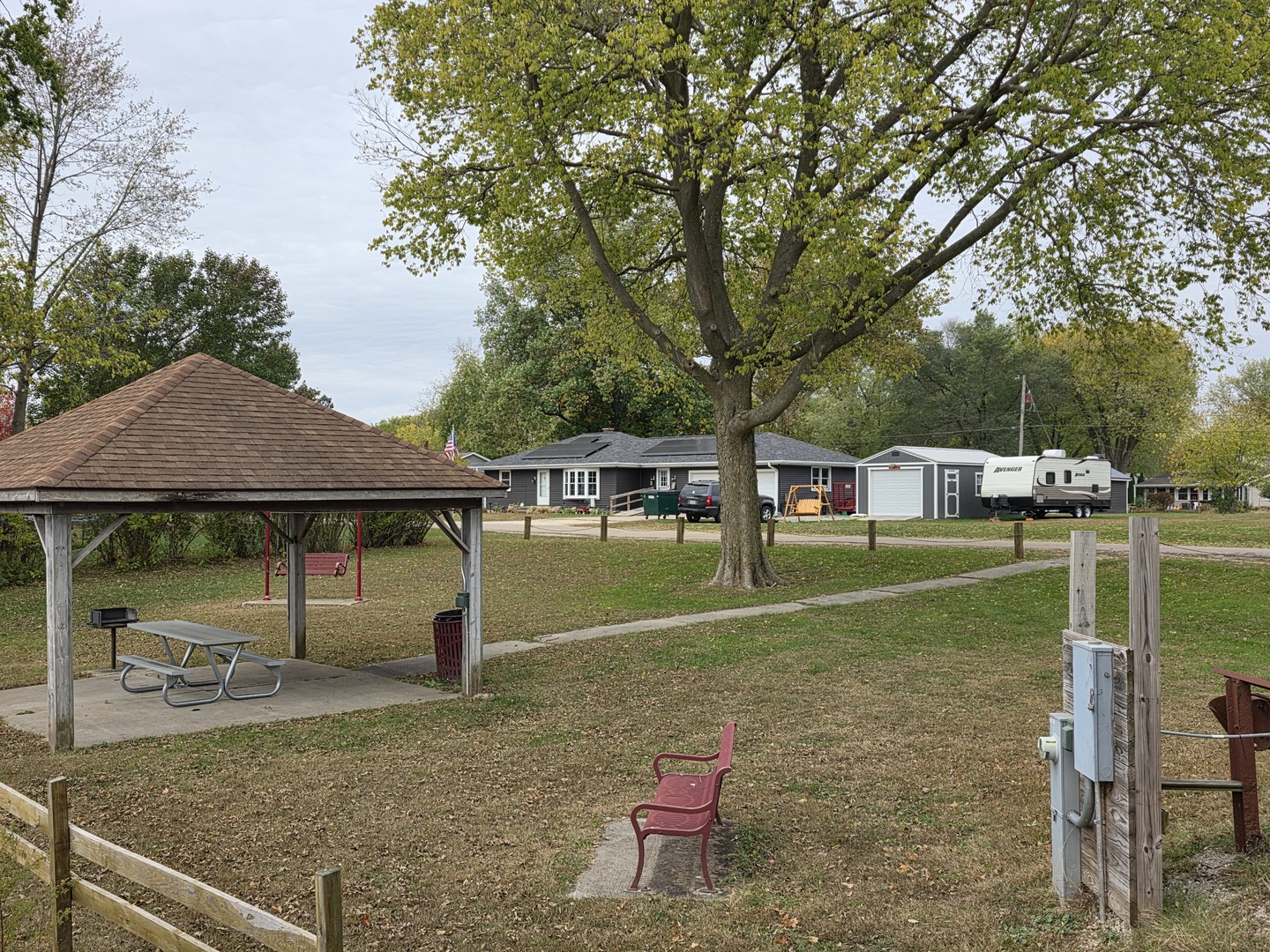 603 1st Street West Lyndon, IL 61261 - Photo 20 of 22 a front view of a house with garden