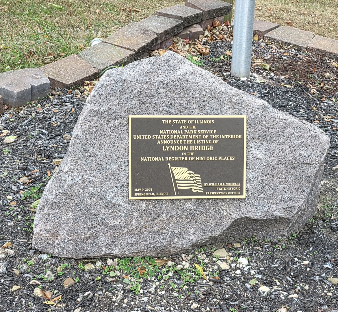 603 1st Street West Lyndon, IL 61261 - Photo 21 of 22 a sign that is sitting on the side of a road