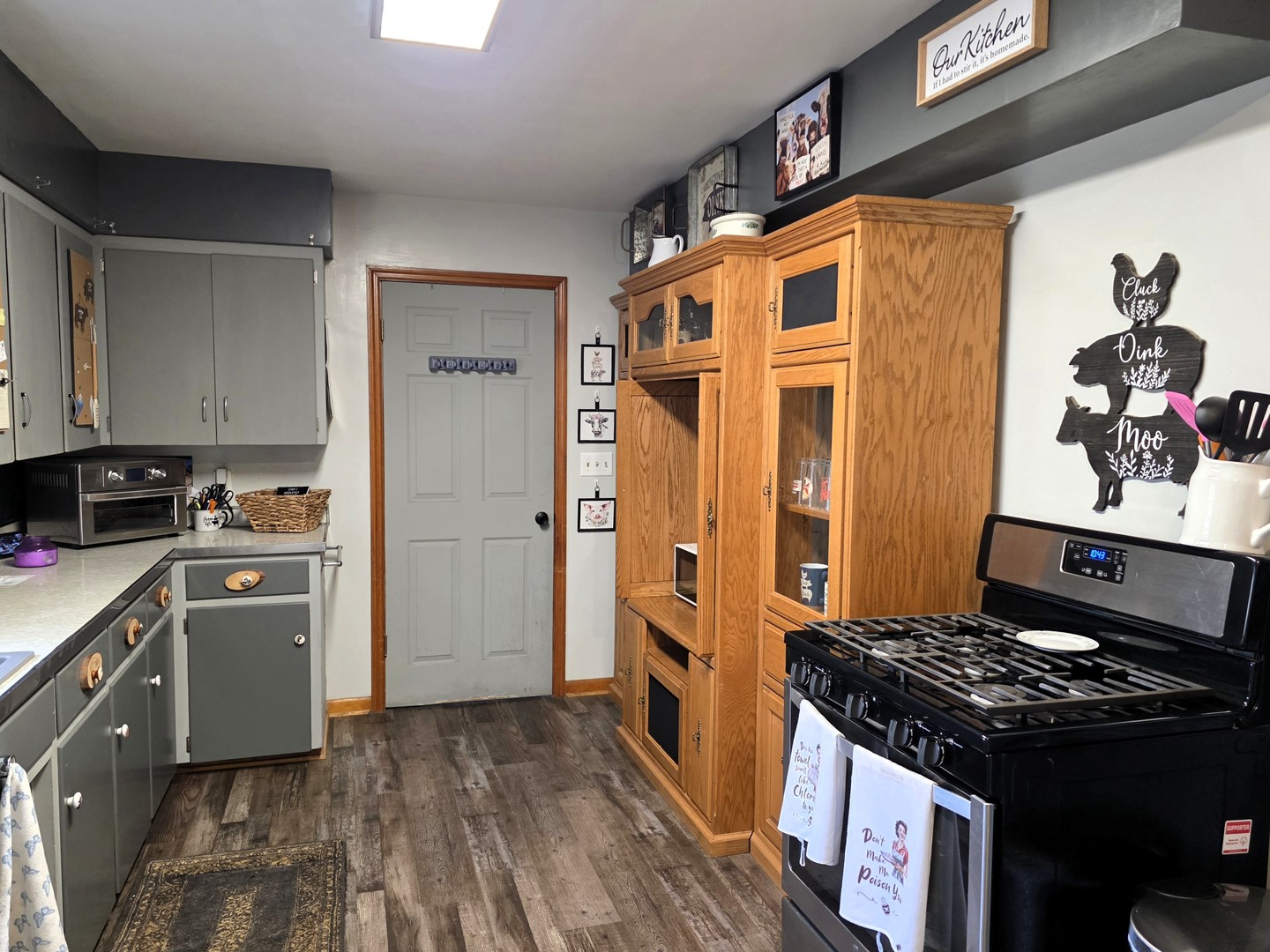 603 1st Street West Lyndon, IL 61261 - Photo 5 of 22 a kitchen with stainless steel appliances granite countertop a stove and a refrigerator