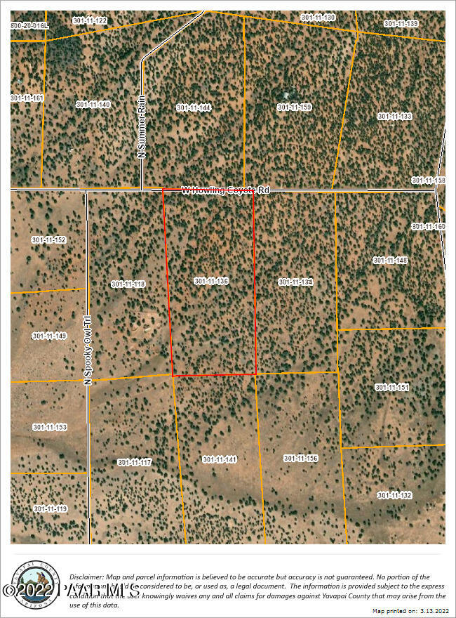 Lot 562 West Howling Coyote Road Seligman, AZ 86337 - Photo 14 of 14 howling coyote parcel map