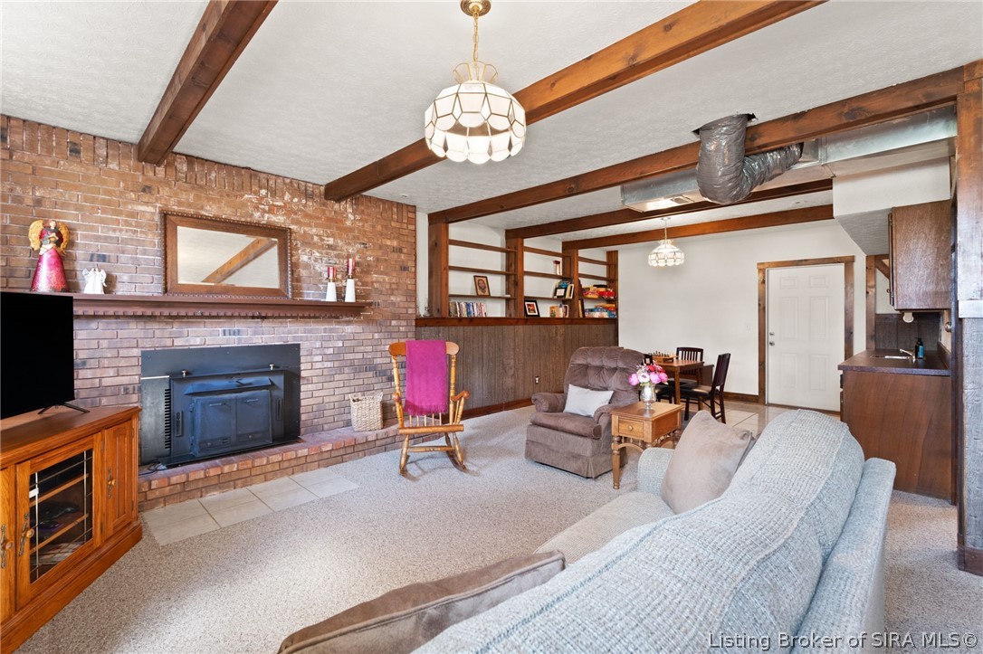 1088 Hartlage Road Northwest Corydon, IN 47112 - Photo 9 of 52 Family room in lower level