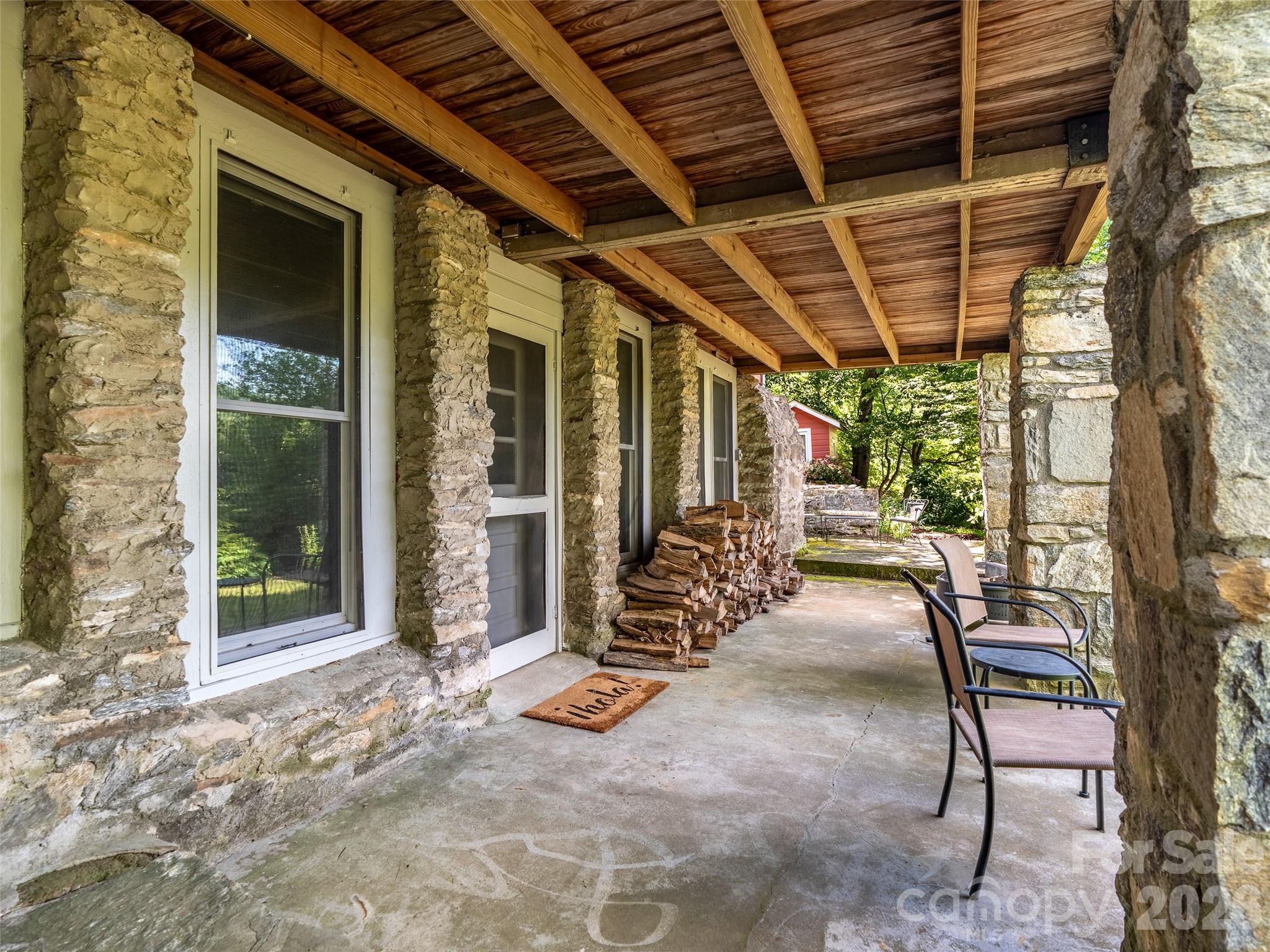 206 Chestnut Hill Road Gerton, NC 28735 - Photo 42 of 48 a view of outdoor space with porch and patio