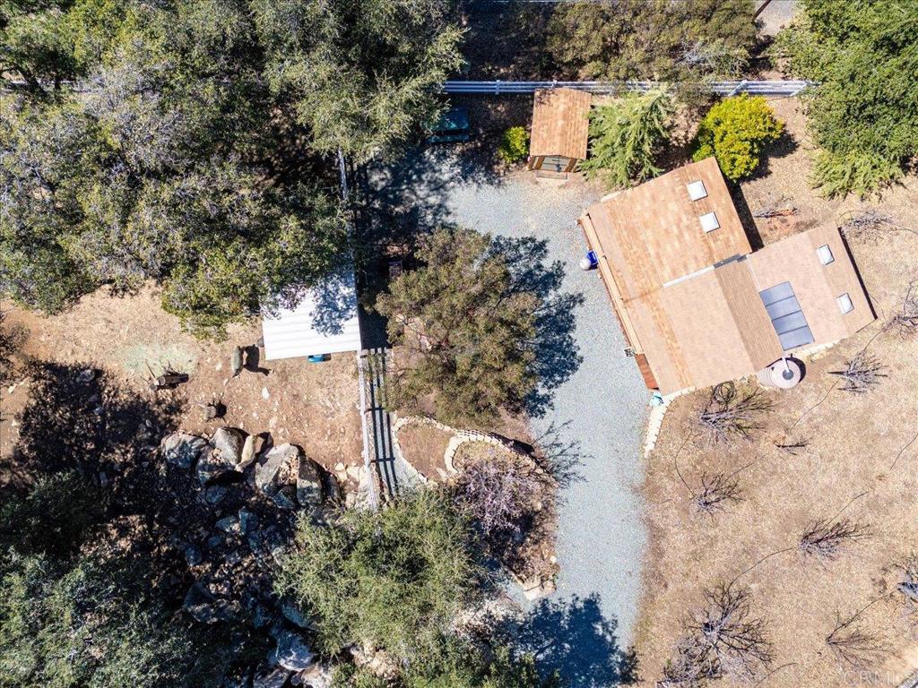 10499 Highway 79 Descanso, CA 91916 - Photo 65 of 75 an aerial view of residential house with outdoor space
