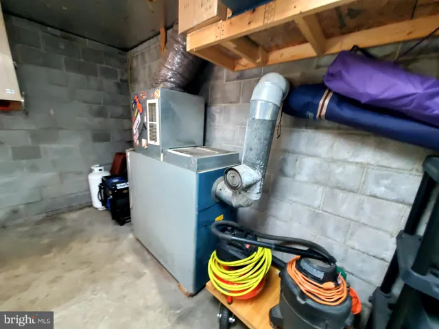 a view of storage and utility room