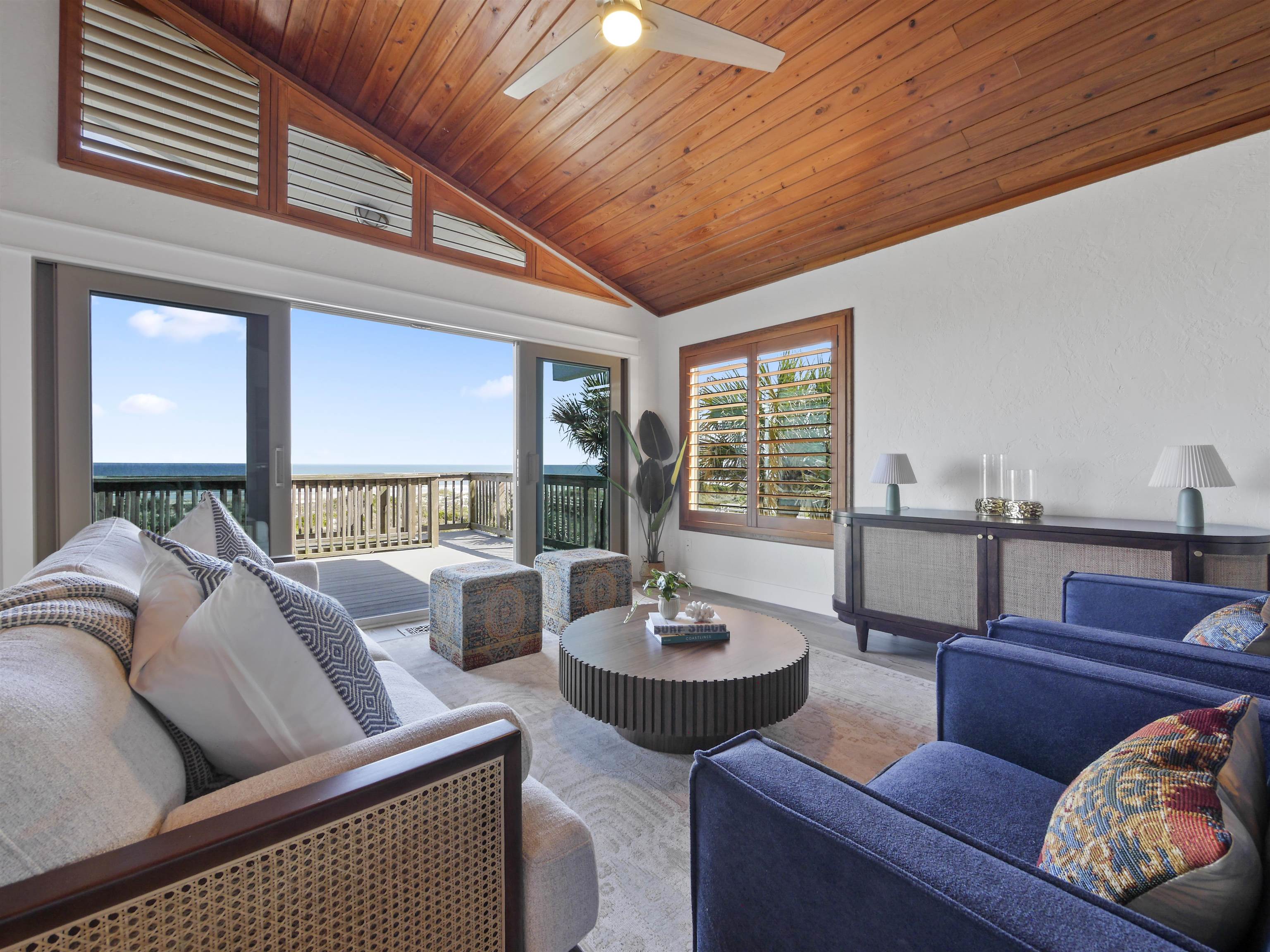 5372 Atlantic View St. Augustine, FL 32080 - Photo 22 of 56 a living room with furniture and a large window