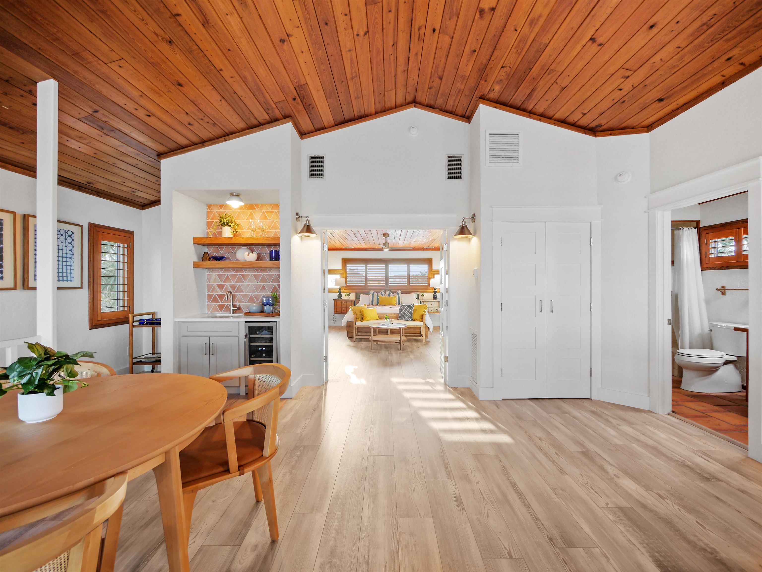 5372 Atlantic View St. Augustine, FL 32080 - Photo 29 of 56 a view of a dining room with furniture and chandelier