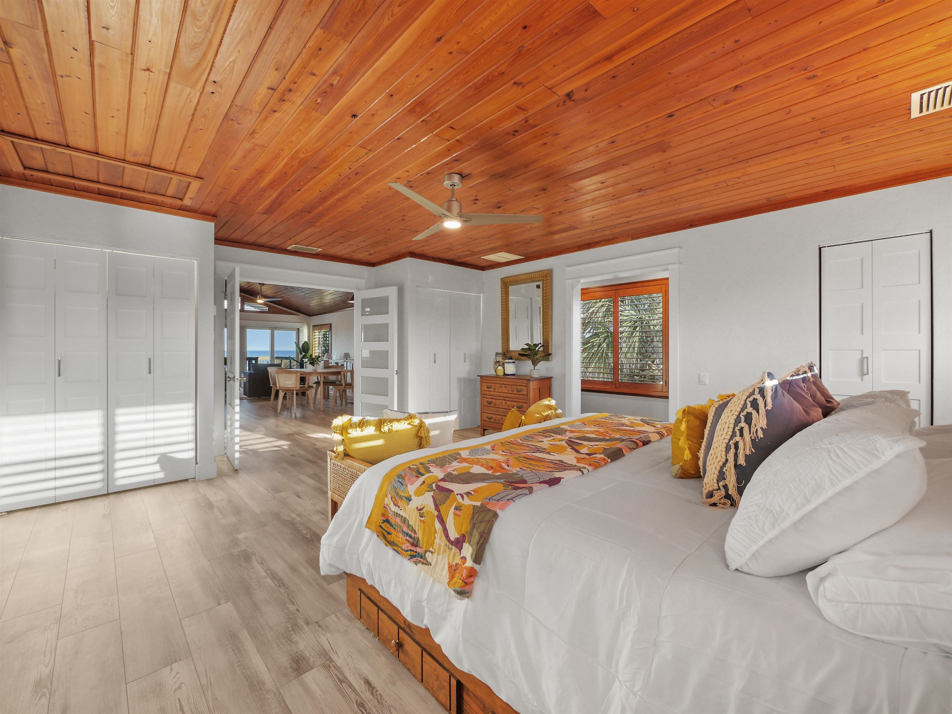 5372 Atlantic View St. Augustine, FL 32080 - Photo 33 of 56 a bedroom with bed and wooden floor