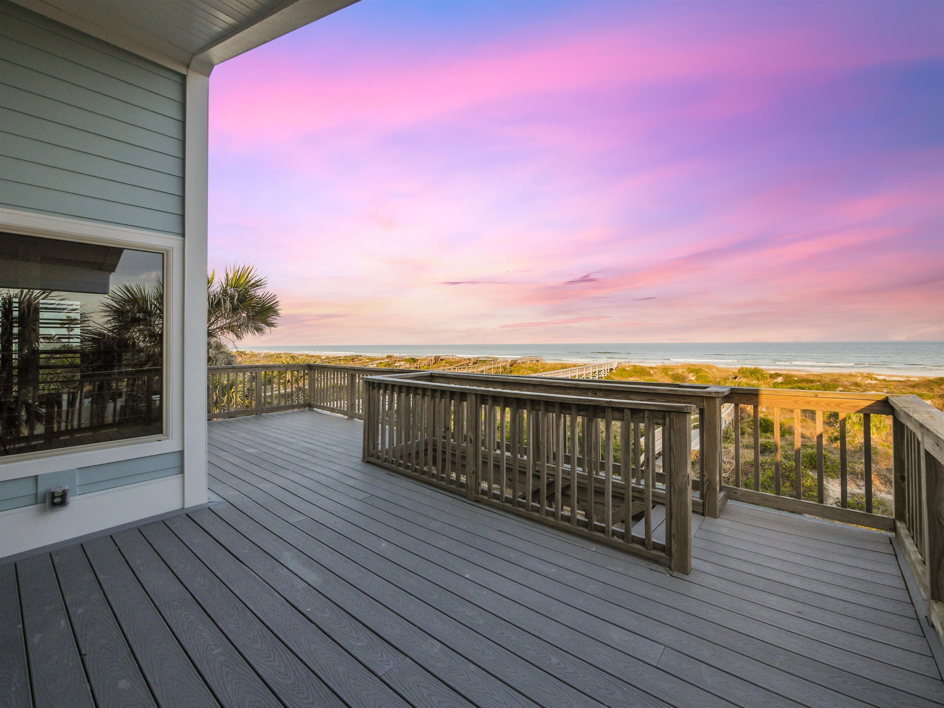 5372 Atlantic View St. Augustine, FL 32080 - Photo 45 of 56 a view of balcony with wooden floor and city view