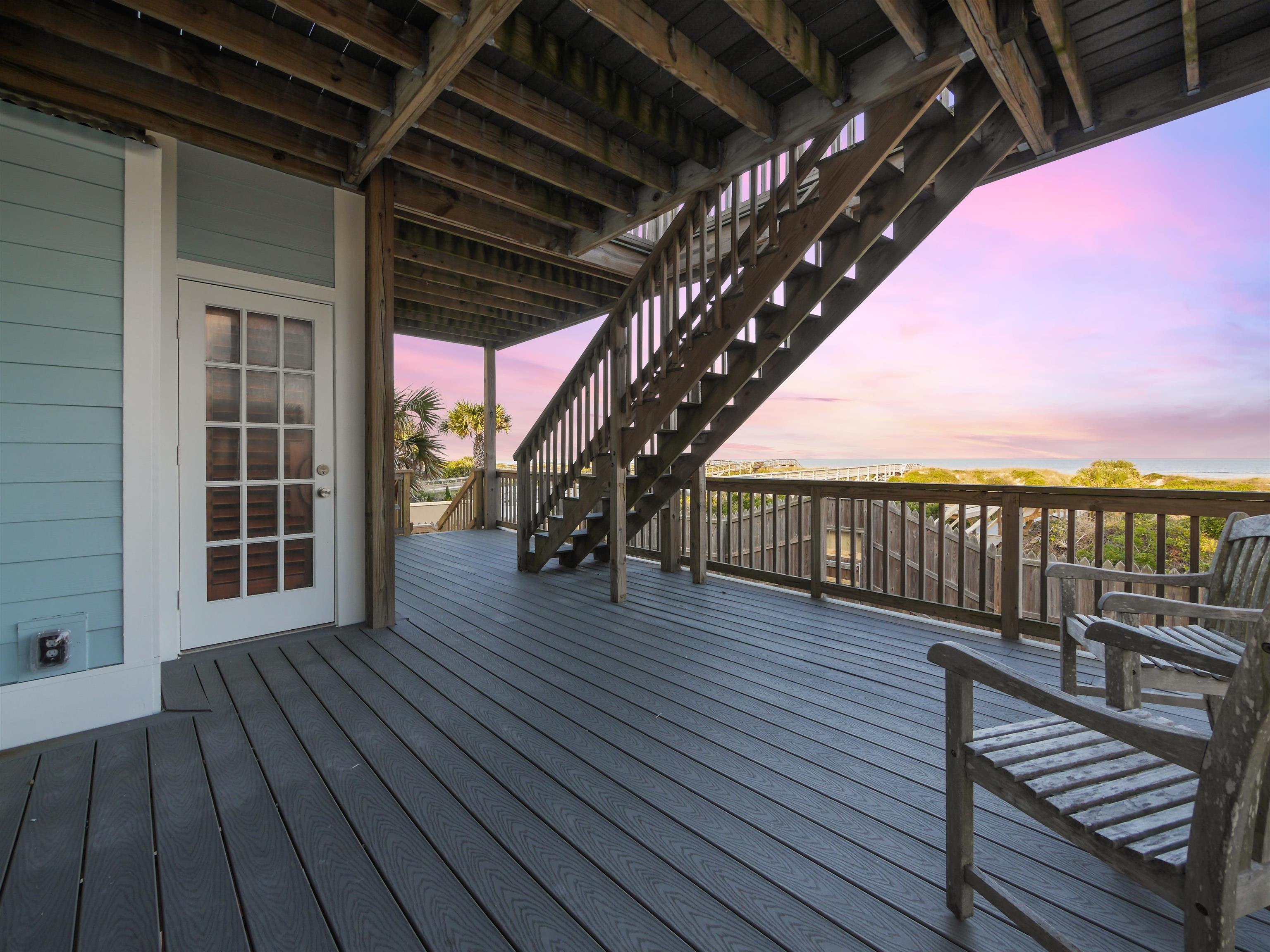 5372 Atlantic View St. Augustine, FL 32080 - Photo 47 of 56 a view of deck with wooden floor