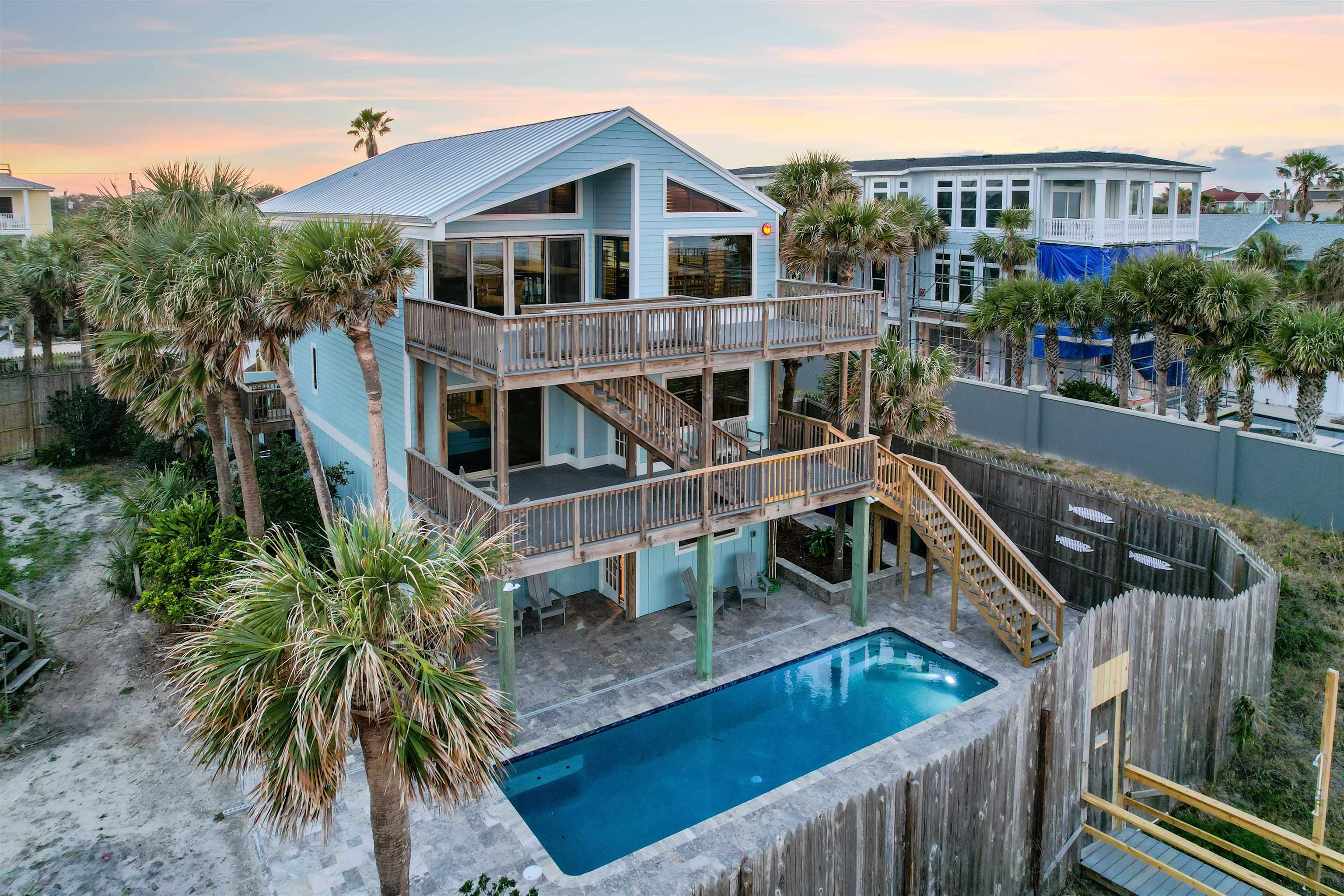 5372 Atlantic View St. Augustine, FL 32080 - Photo 53 of 56 a view of a house with roof deck and sitting area