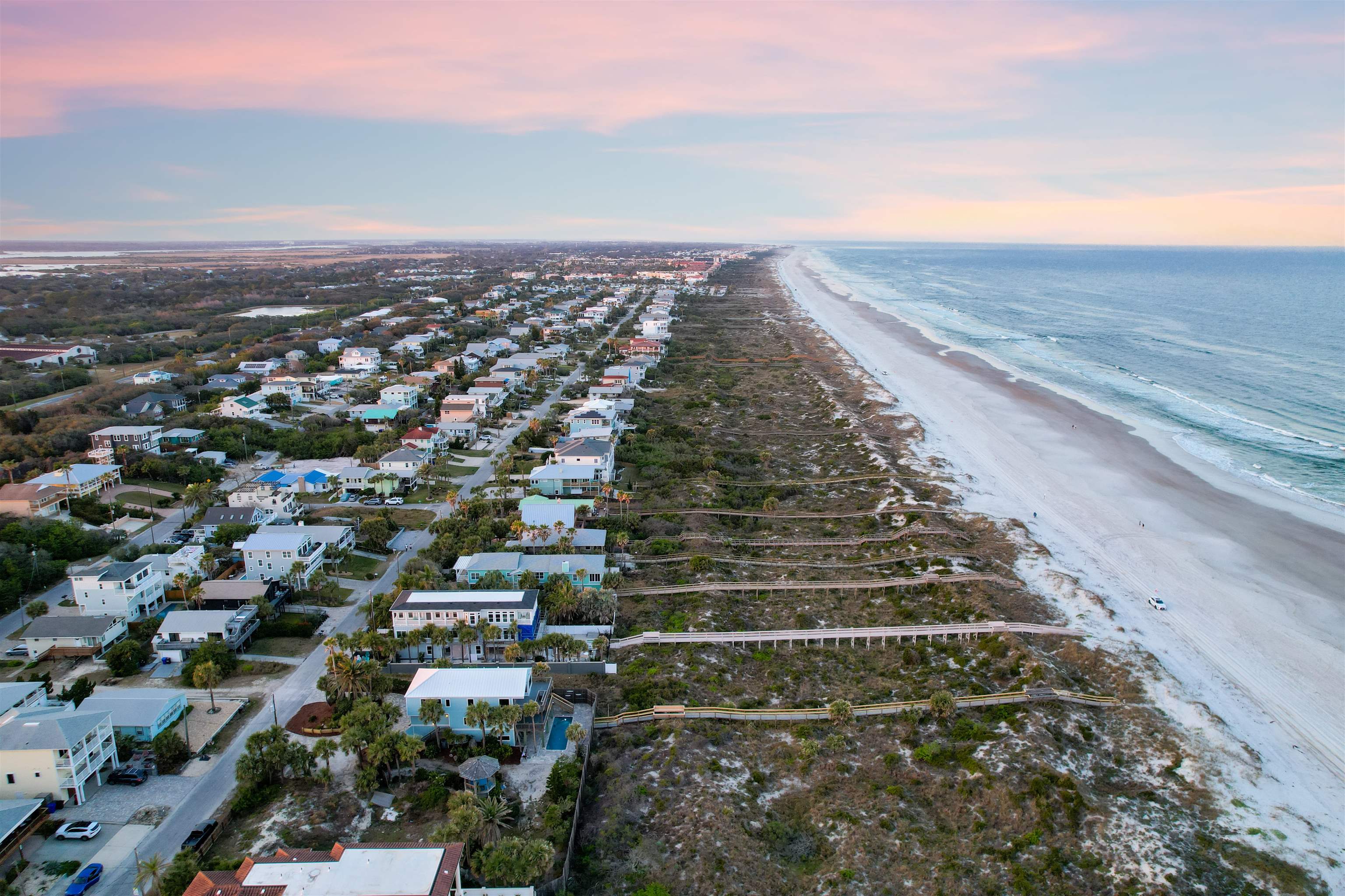 5372 Atlantic View St. Augustine, FL 32080 - Photo 55 of 56 an aerial view of residential building with ocean view