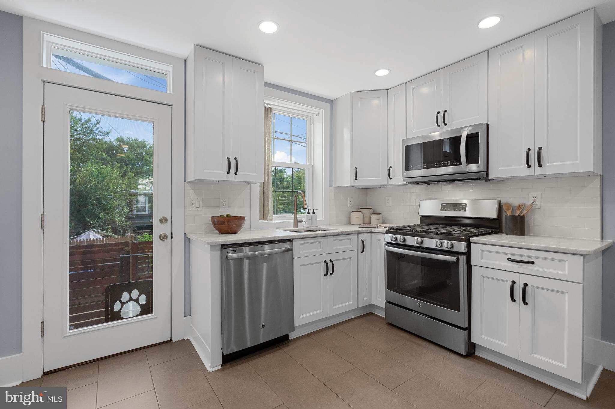 1507 Queen Street Northeast Washington, DC 20002 - Photo 2 of 32 South facing kitchen