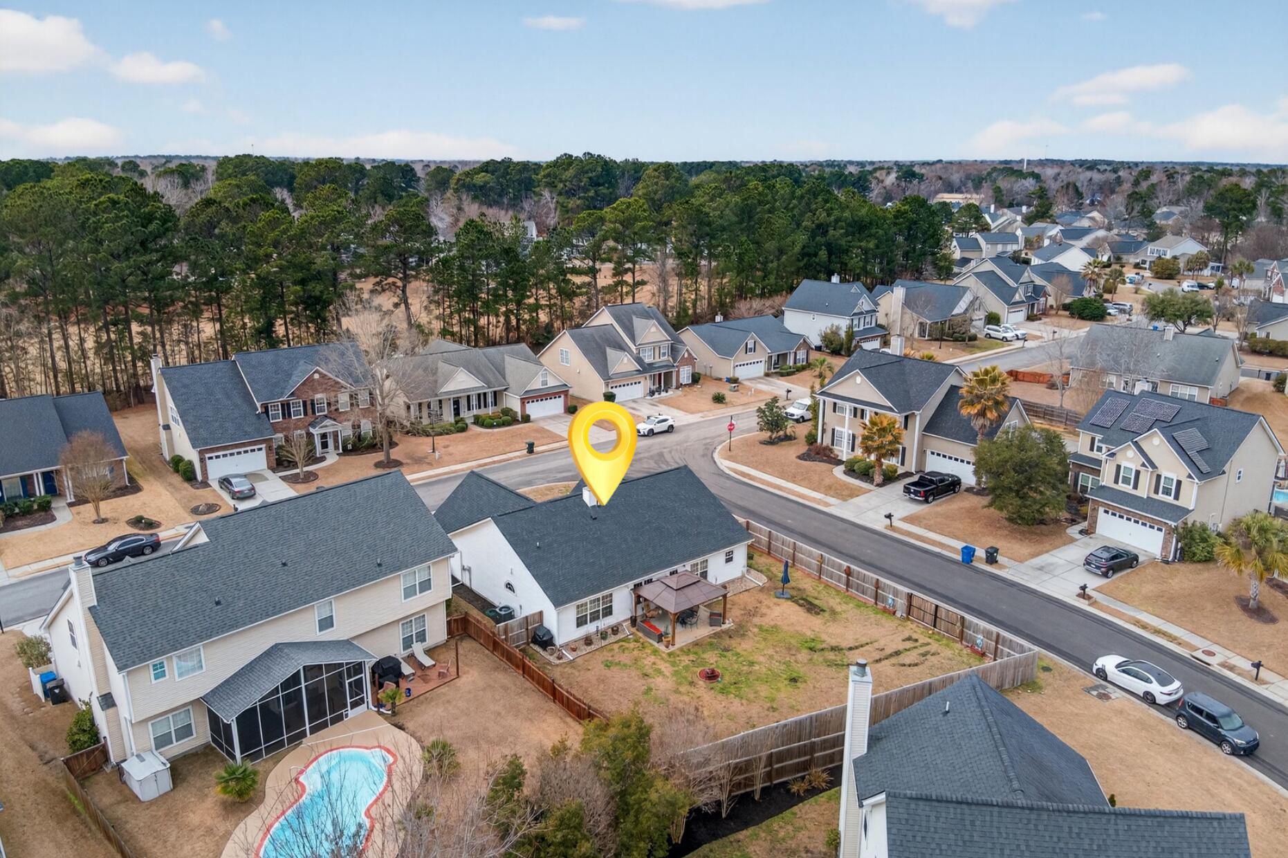 9431 Harroway Road Summerville, SC 29485 - Photo 51 of 71 Drone Edit