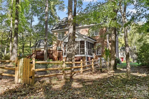 front view of a house with a trees