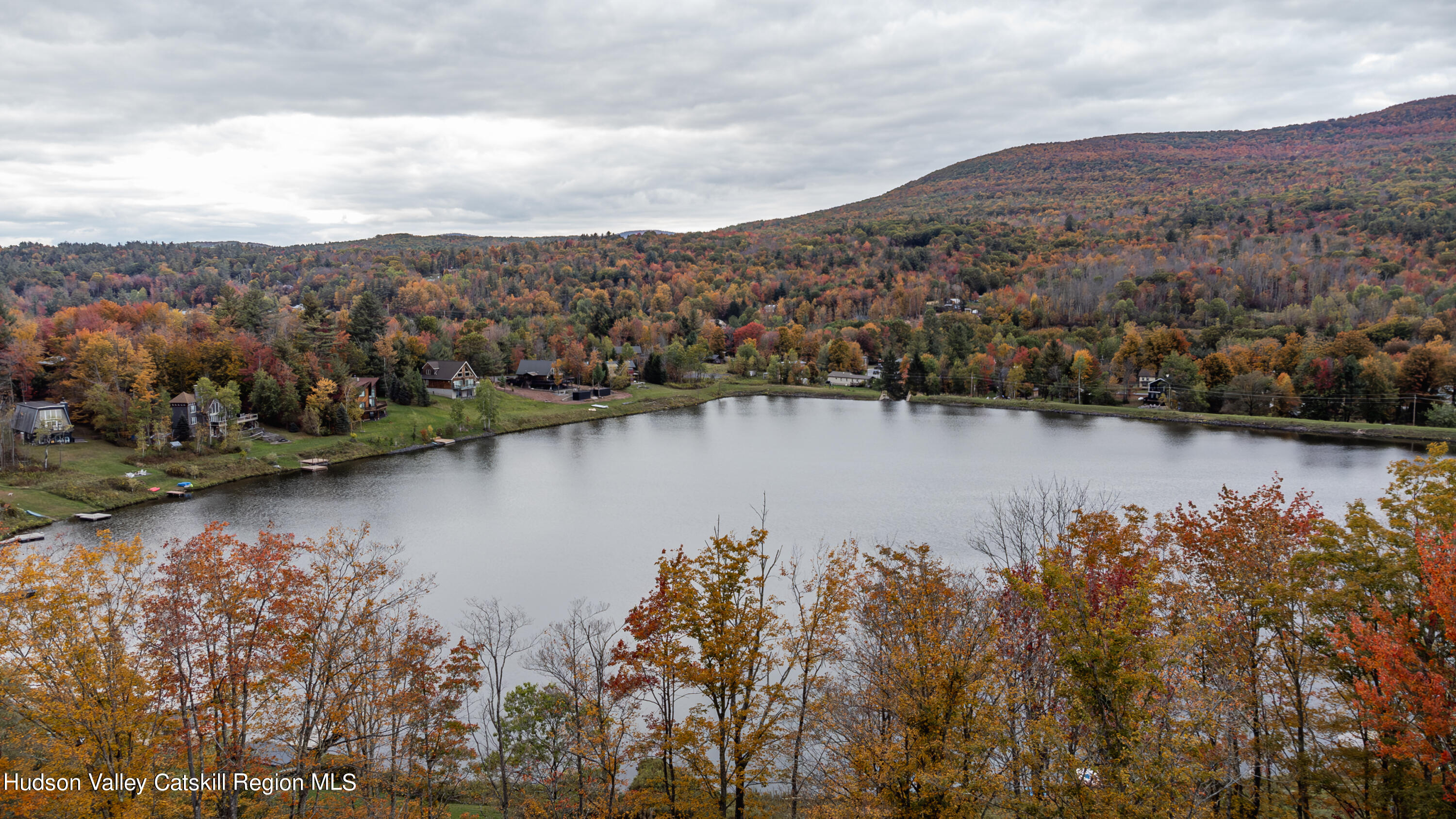 167 Pine Lane Hunter, NY 12442 - Photo 24 of 27 a view of a lake with mountains and mountain in the background
