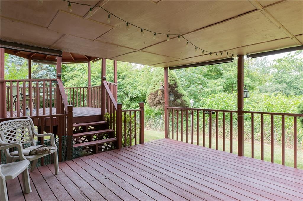 118 Klein Road Clairton, PA 15025 - Photo 30 of 39 a view of a balcony with furniture and wooden floor